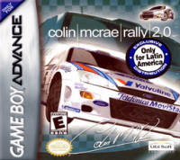 Colin McRae Rally 2.0 GameBoy Advance US box art